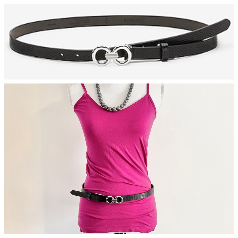 🆕EXPRESS Women’s Skinny Knotted Buckle Belt